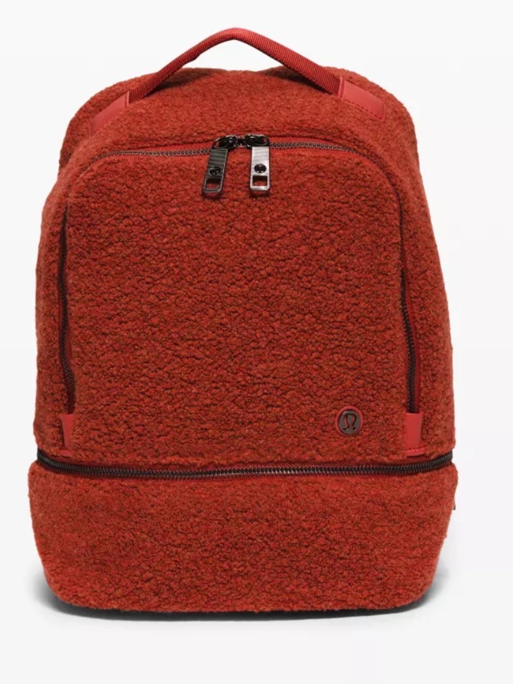 Lululemon City Adventurer Backpack Mini Sherpa Fleece 10L | Heathered magma